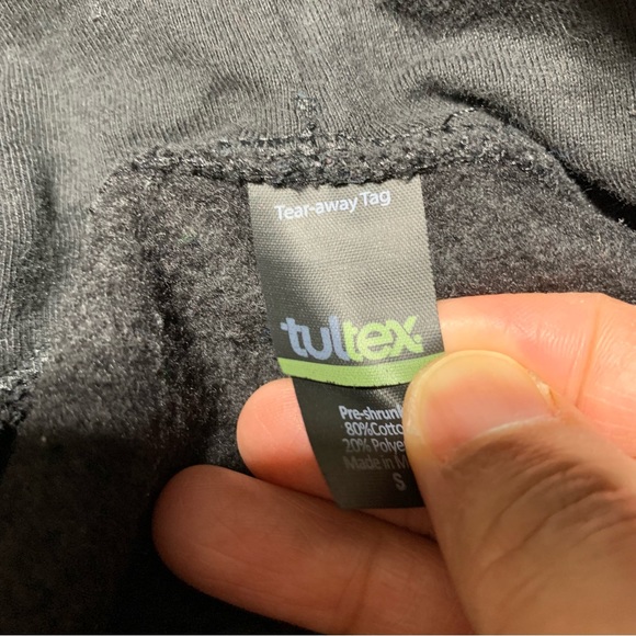 2 for $30 Tultex Black Army Pull On Hoodie Size Small - Picture 6 of 9